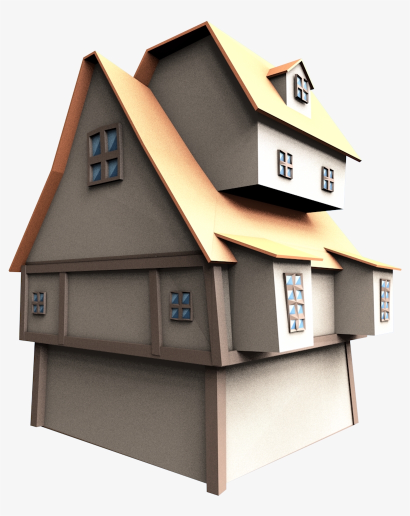 Individual Asset For Windmill Medival Fantasy Contest - House, transparent png