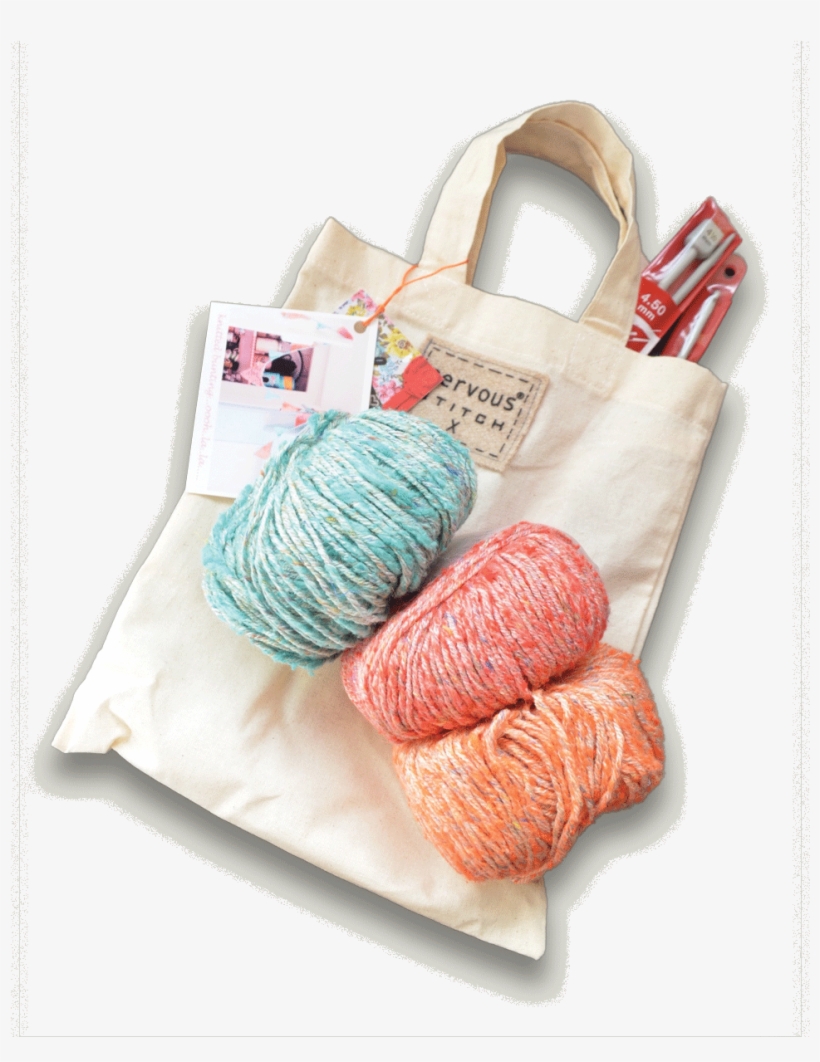 Knit Your Own Bunting- Knitting Kit In Bright Summer, transparent png