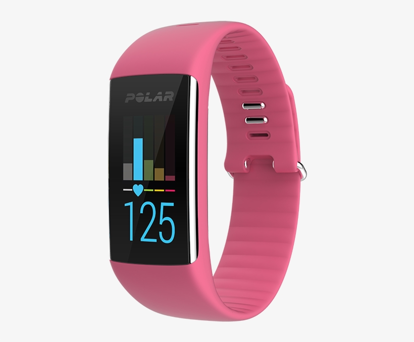 Polar A360 Fitness Tracker, Pink Small - Polar A360 Pink (medium), transparent png