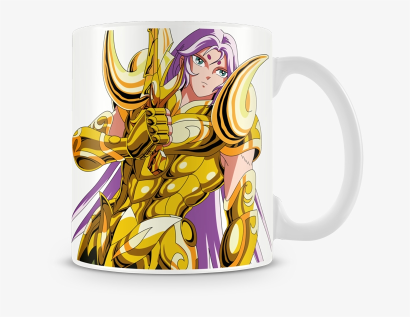 Mug Saint Seiya Clásico Aries, transparent png