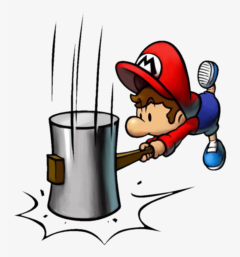 Elimination / Re - Mario And Luigi Hammer, transparent png