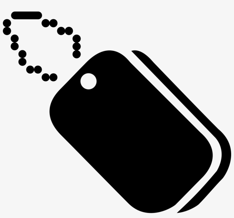 Dog Png Icon Free - Black Dog Tag Png, transparent png