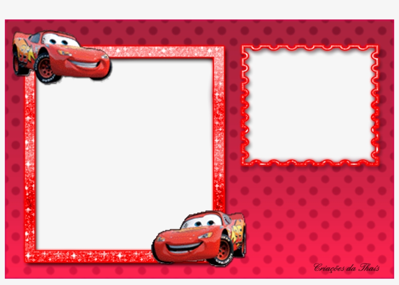 Molduras Para Fotos Gratis Dos Carros Disney - Cars, transparent png