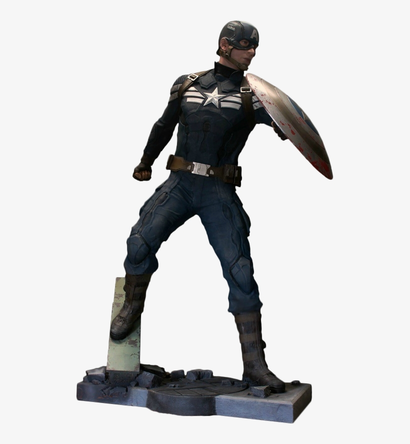 Captain America - Figurine Captain America Polymark, transparent png