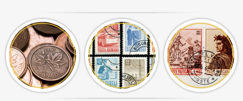 Stamps And Canadian Coins - Western Coin And Stamp, transparent png