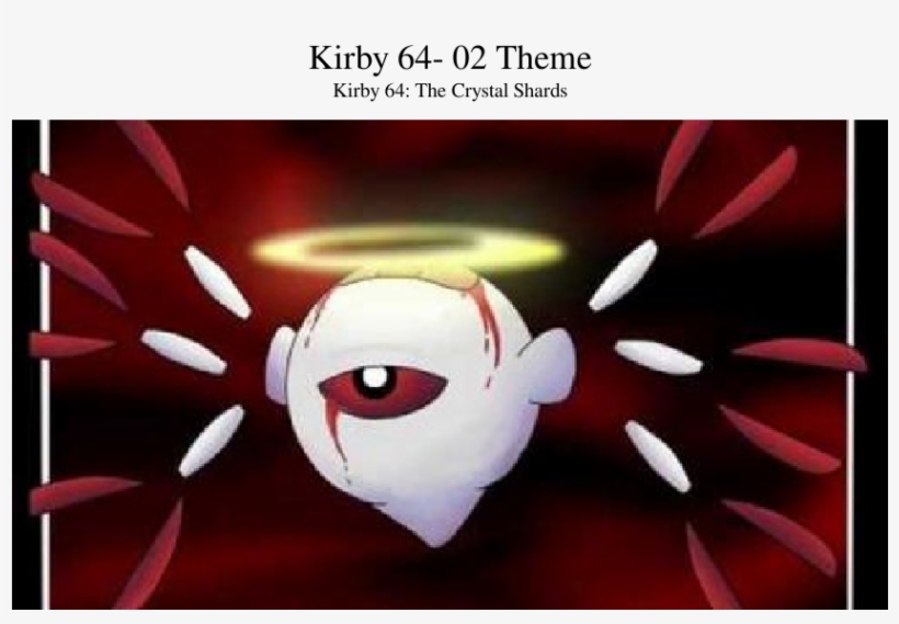 Print - Kirby Divided By Zero, transparent png