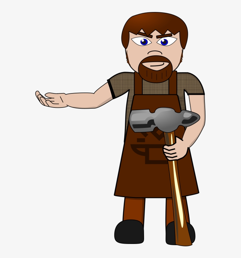 Vector Royalty Free Stock Medium Image Png - Clip Art Blacksmith, transparent png