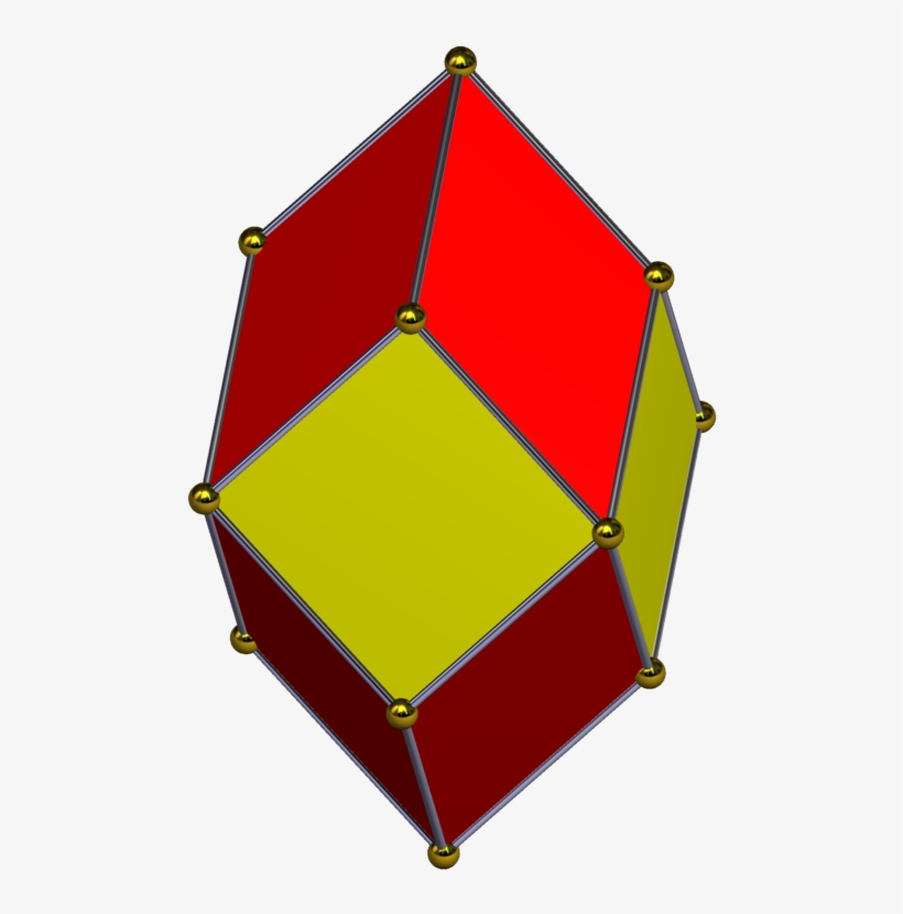 From Wikipedia, The Free Encyclopedia - Rhombic Dodecahedron, transparent png