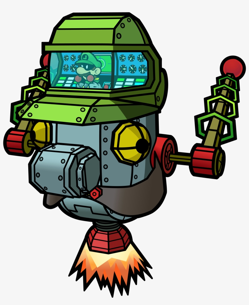 Super Paper Mario Mr L & Brobot, transparent png