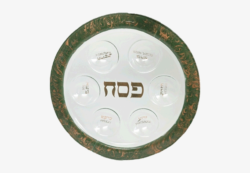 Glass Green Swirl Seder Plate - Fused Glass Seder Plate - Homes, transparent png