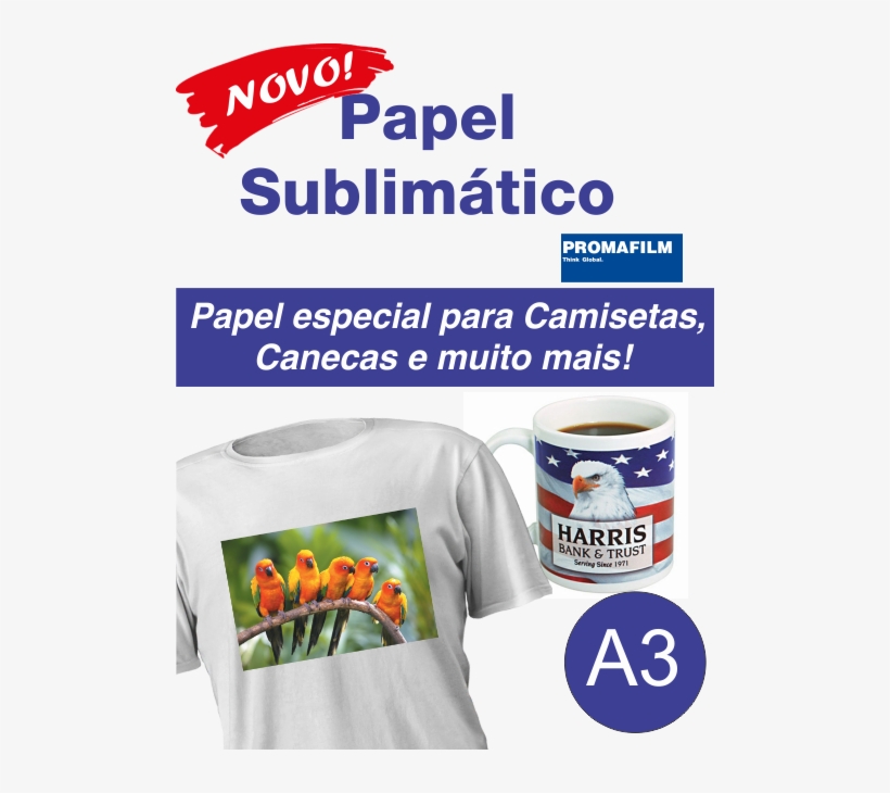 Papel Sublimático Fundo Azul Promafilm - Tulip, transparent png