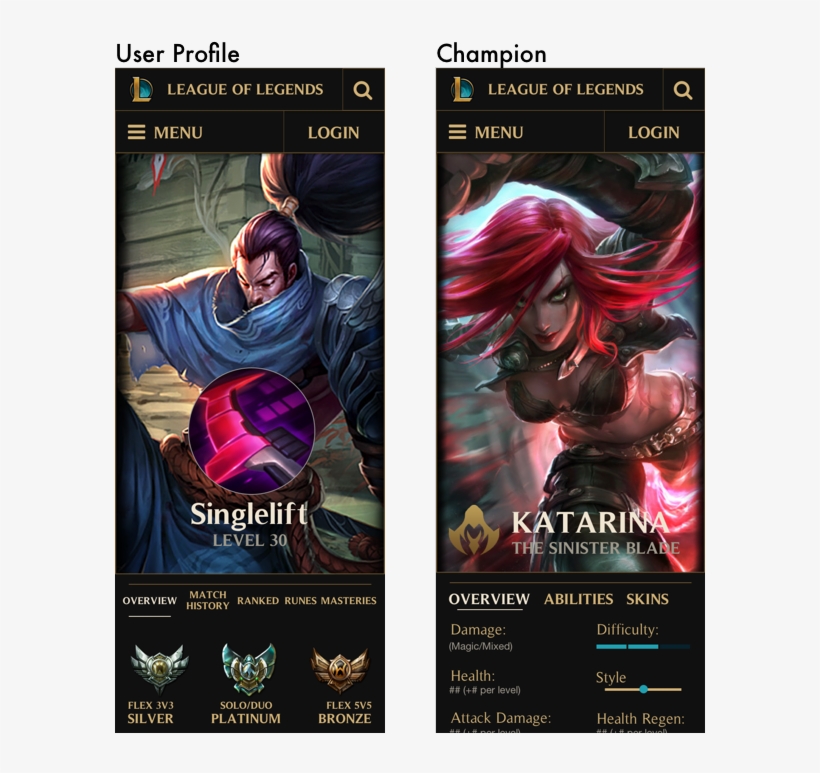 Champion - Seg Direct Katarina Extra Large Mouse Pad 27.5"x15.7", transparent png