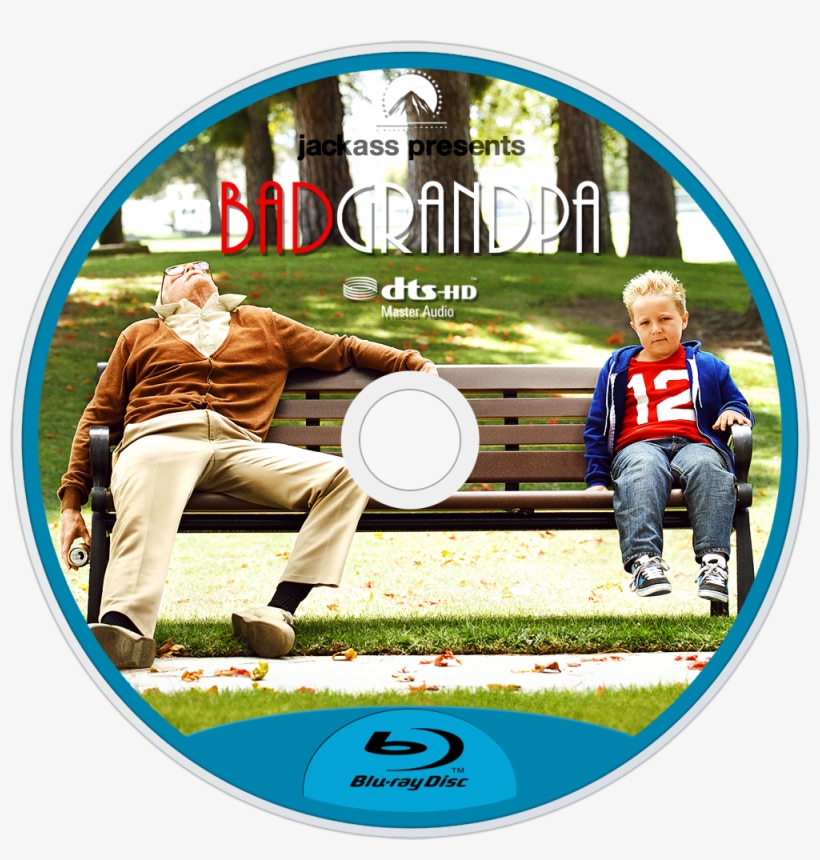 Bad Grandpa Bluray Disc Image - Jackass Presents: Bad Grandpa (2013) 27x40 Movie Poster, transparent png