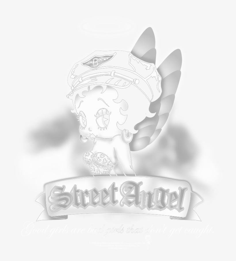 Betty Boop Street Angel Men's Regular Fit T-shirt - Illustration, transparent png