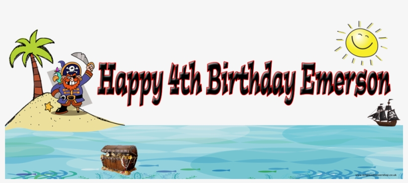A Personalised 5ft X 2ft Banner Was Supplied Along - 100 Colour Tickets Printed & Posted - Pirate Party, transparent png