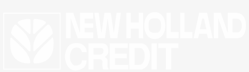 New Holland Credit Logo Black And White - Usgs Logo White, transparent png