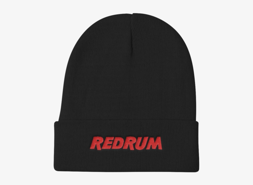 "redrum" Knit Beanie - Beanie, transparent png