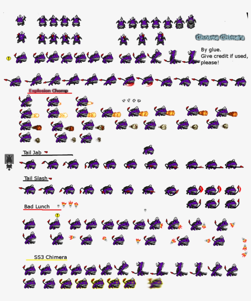 Chromechimerasprite-2 ] - Sprites, transparent png
