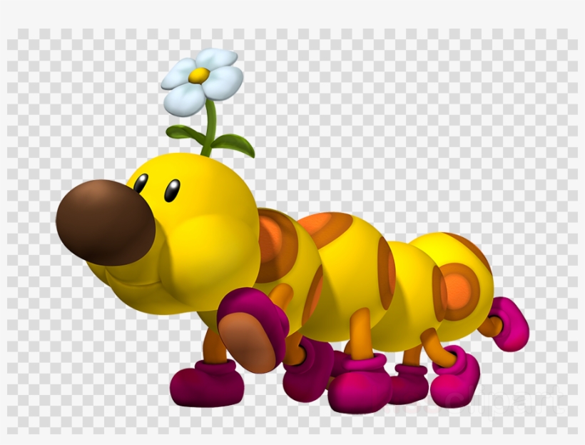 Mario Enemies Clipart Mario & Sonic At The Olympic - Wiggler Mario Kart, transparent png