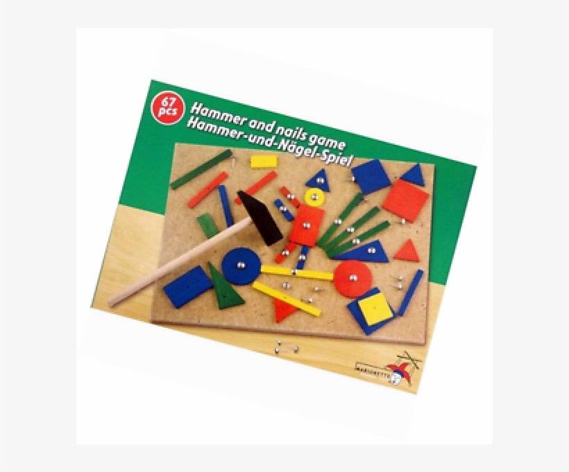 Hammer And Nails Game,67pcs - Hammer And Nails Tap Tap Art Set, transparent png