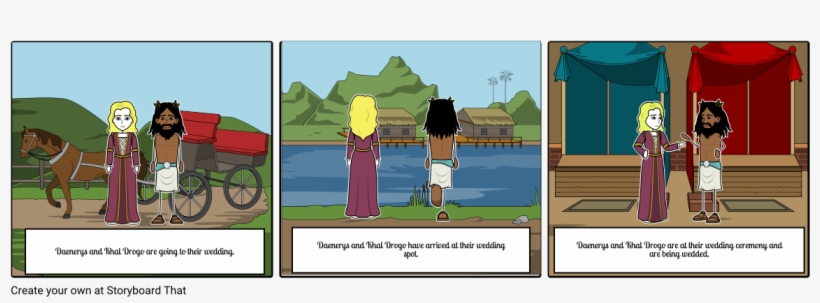 Daenerys' Wedding - Cartoon, transparent png