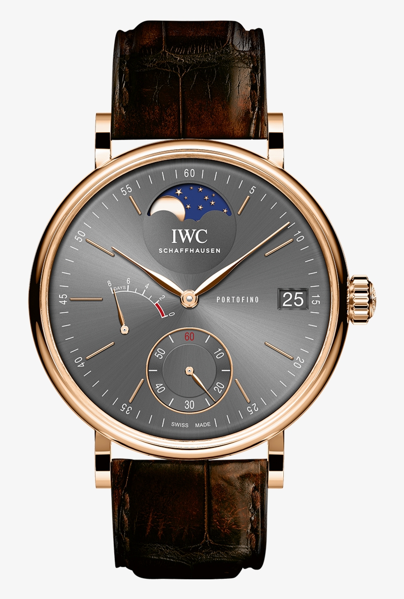 Portofino Hand-wound Moon Phase - Portofino Iwc, transparent png