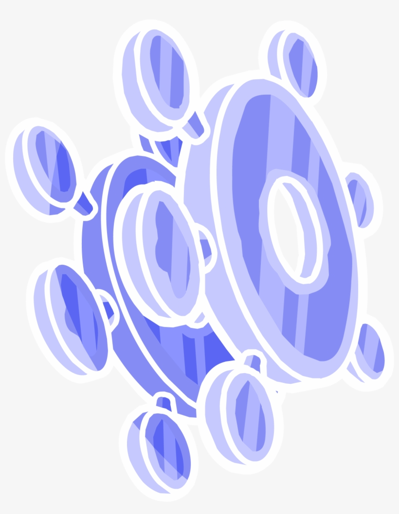 Png - Club Penguin Snow Shuriken, transparent png
