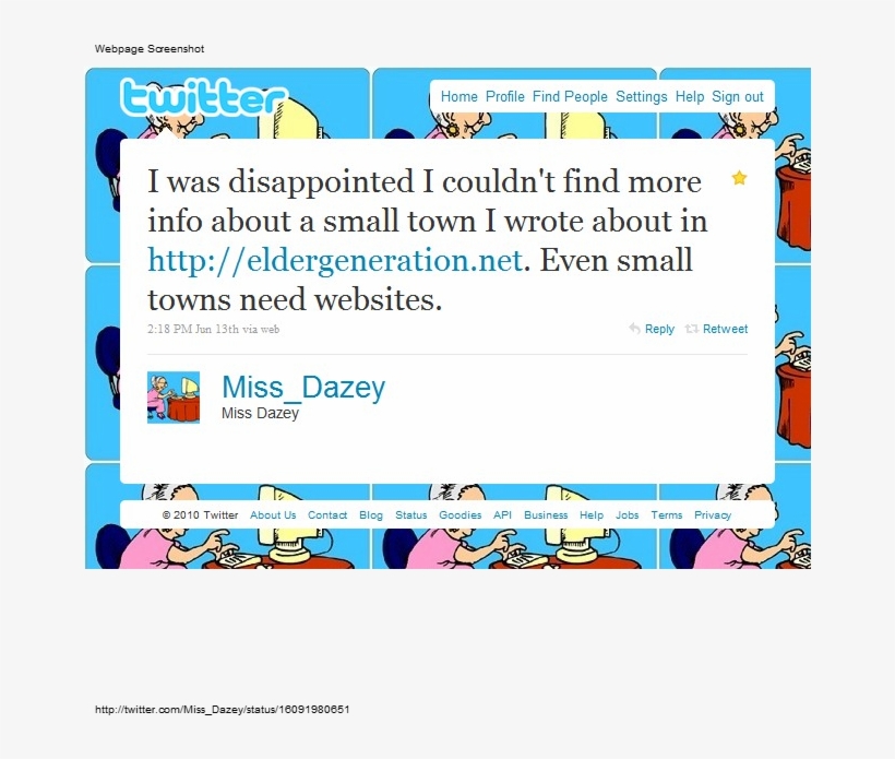 Even Small Towns Need Websites - Twitter, transparent png