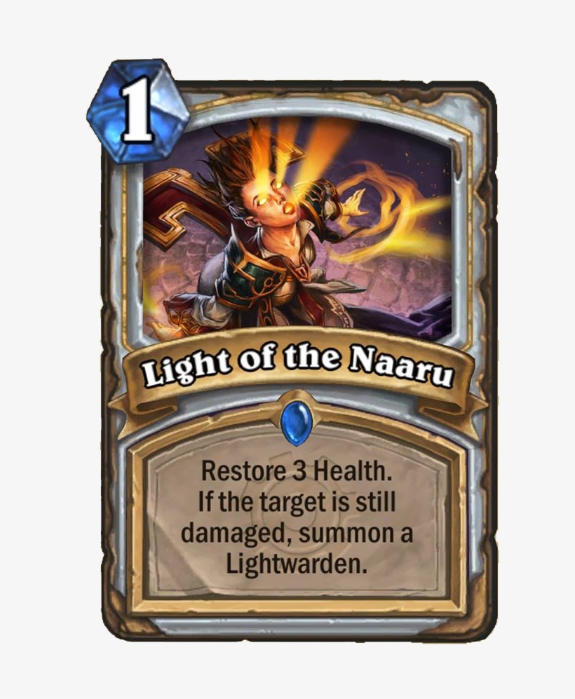 Lightofthenaaru - Hearthstone Heal, transparent png