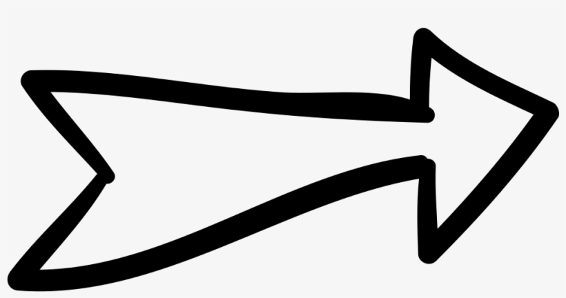 Right Arrow Comments - Brush Arrow Icon, transparent png