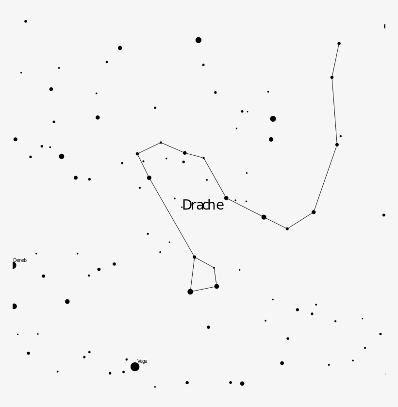 File - Constellationdraco2 - Svg - Illustration, transparent png