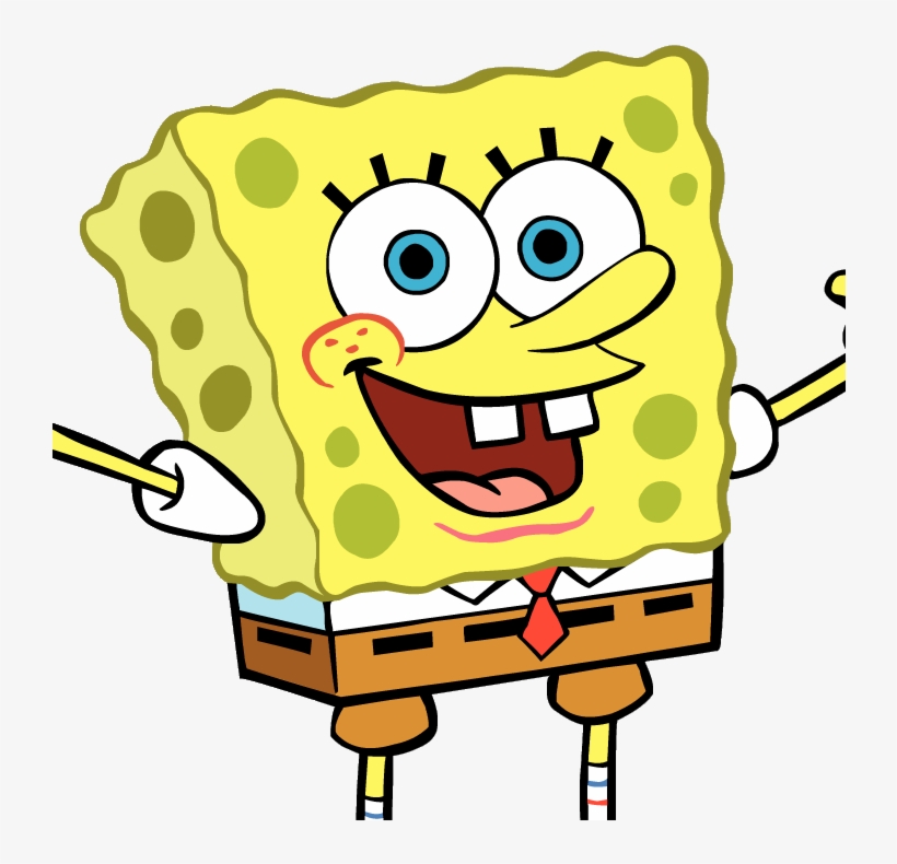 Clip Art Black And White Give Fields A Chance Lyrics - Spongebob Schwammkopf, transparent png