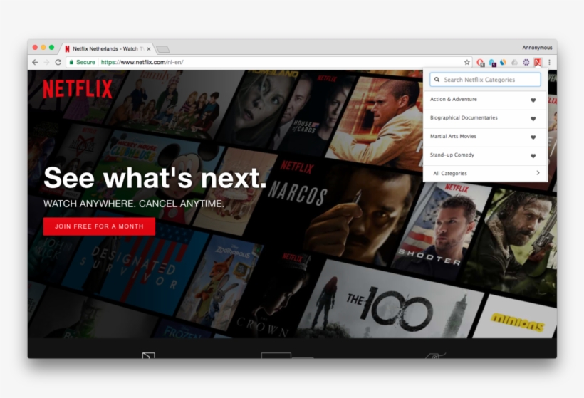 Netflix Extension For Chrome Is Your Shortcut To A - Netflix Chrome Extension, transparent png