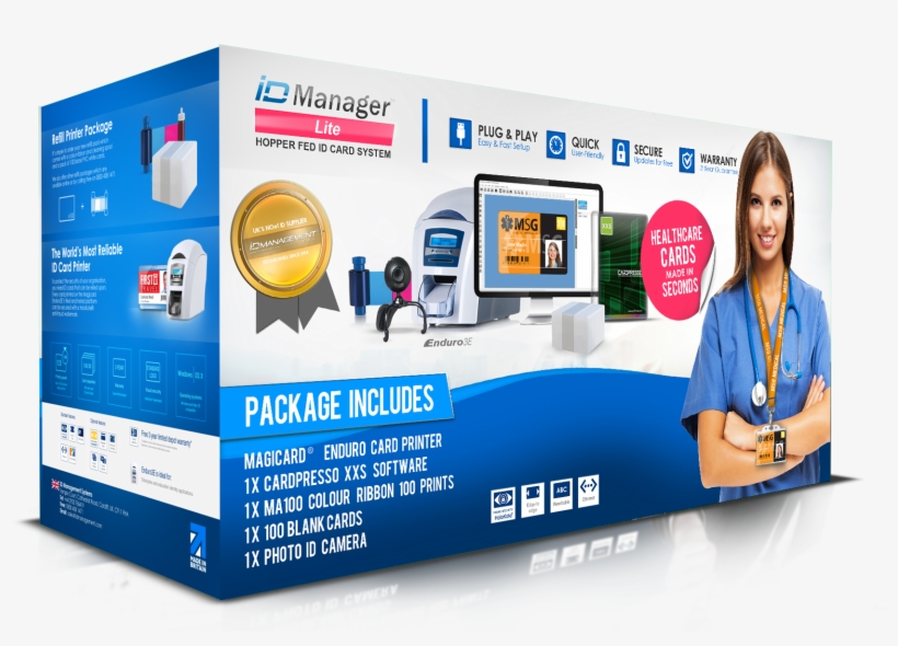 Id Manager Healthcare Id Card System - Id Manager Membership Id Card System - Magicard Enduro, transparent png