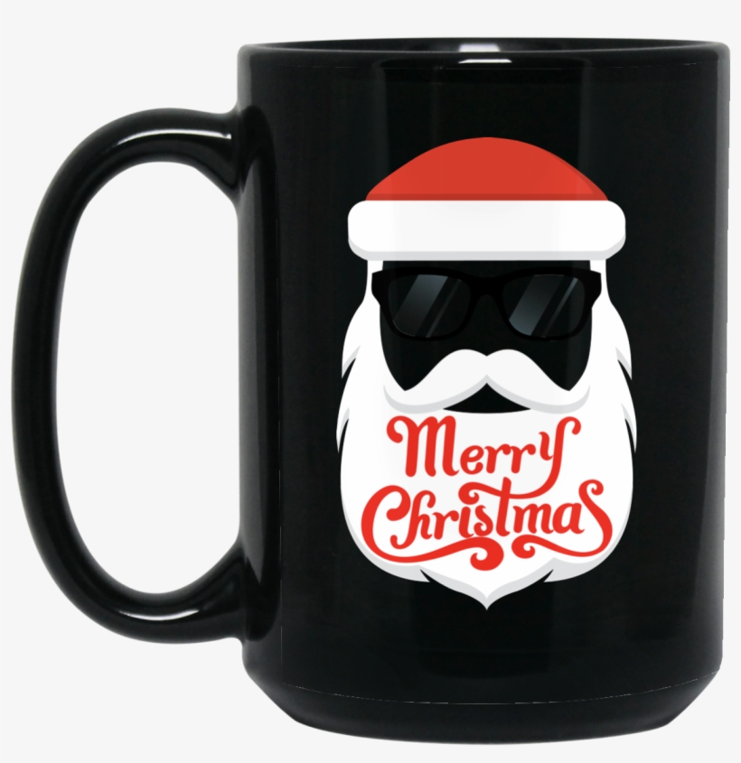 Merry Christmas, Santa Blowing Heart Emoji Mug - Christmas Day, transparent png