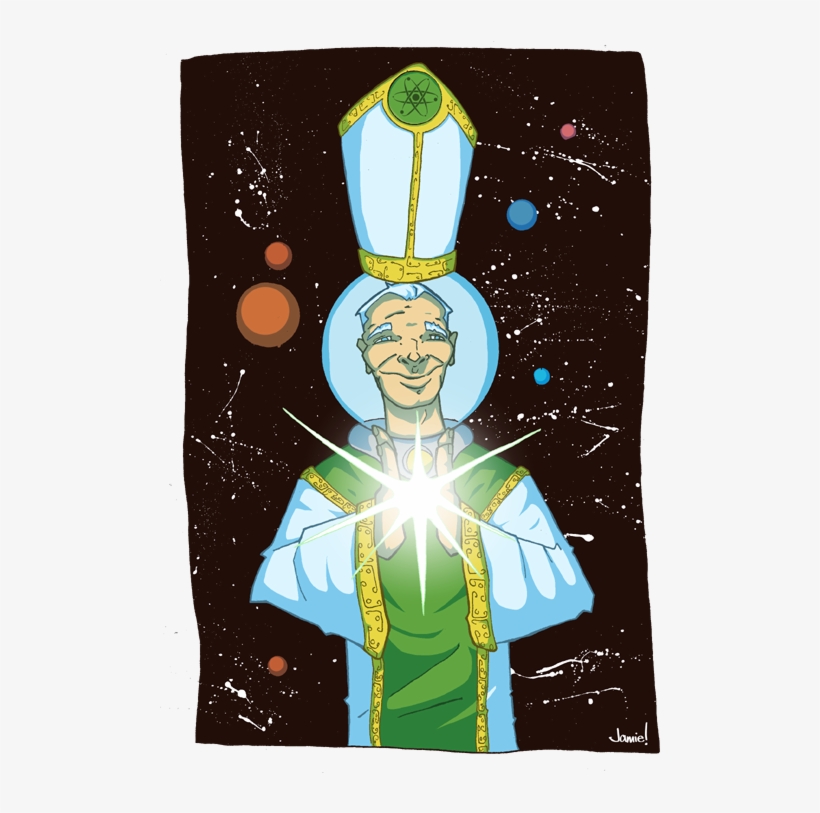 Space Pope By Slackin Jimmy - Illustration, transparent png