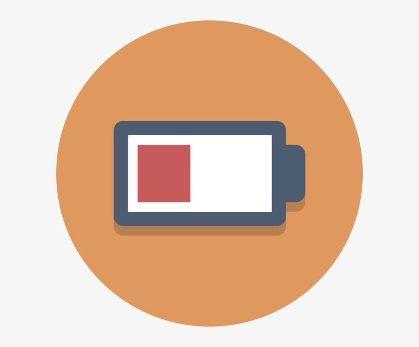How To Use Icon In A - Low Battery Icon Free, transparent png