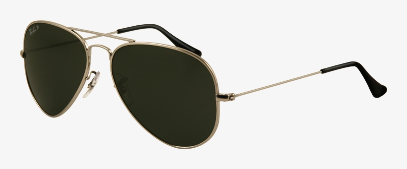 Ray Ban Rb8041 - Ray Ban Rb8041 Aviator Titanium 001/m2 Gold Polarized, transparent png