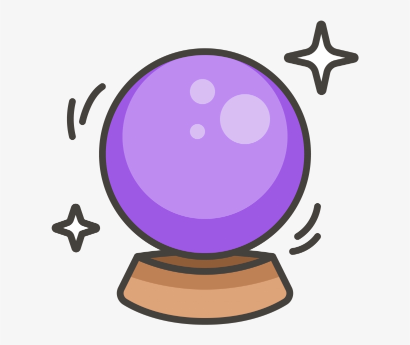 Crystal Ball Emoji Imagen Magica De Whatsapp Png 866x650 PNG