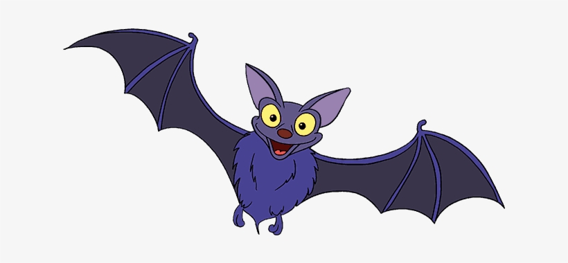 How To Draw Bat - Cute Vampire Bat Clipart, transparent png