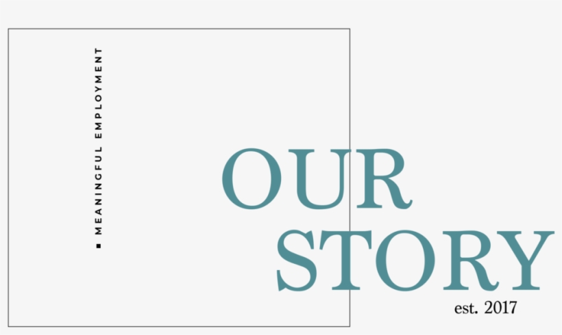 Ourstorybannertextfinal - Vinyl Wall Decor Laundry Room, transparent png