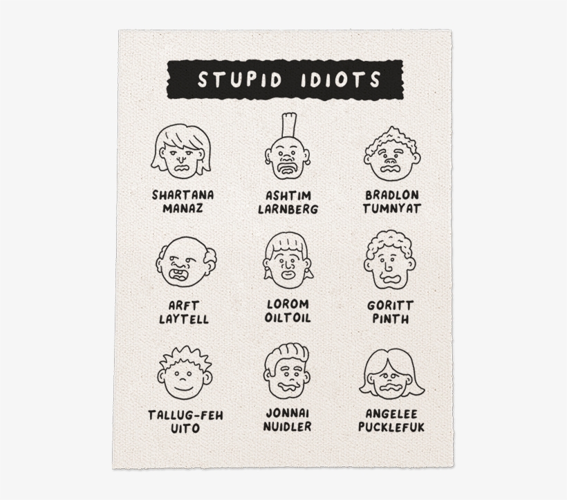 Stupid Idiots - Illustration, transparent png