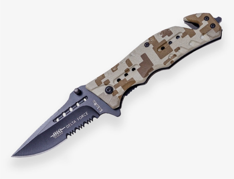 Aluminum Handle, Stainless Steel 8 Cm Blade Length, - Pocketknife, transparent png