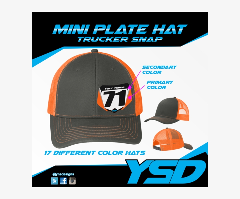 Mini Plate Trucker Snapback Hat, transparent png