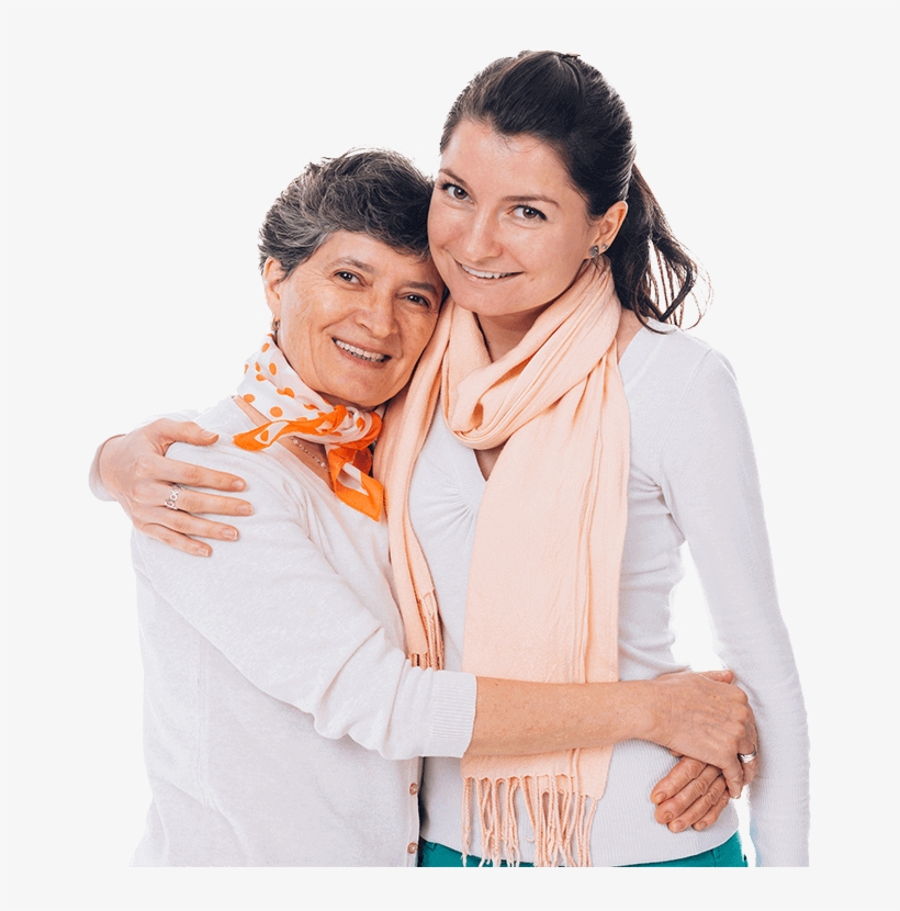 Women-hugging, transparent png