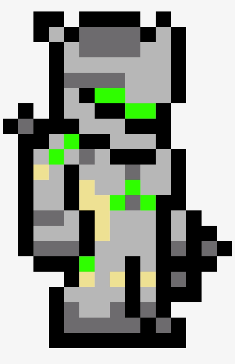 Overwatch Genji Terraria Armor Pixel Art 810x11 Png Download Pngkit