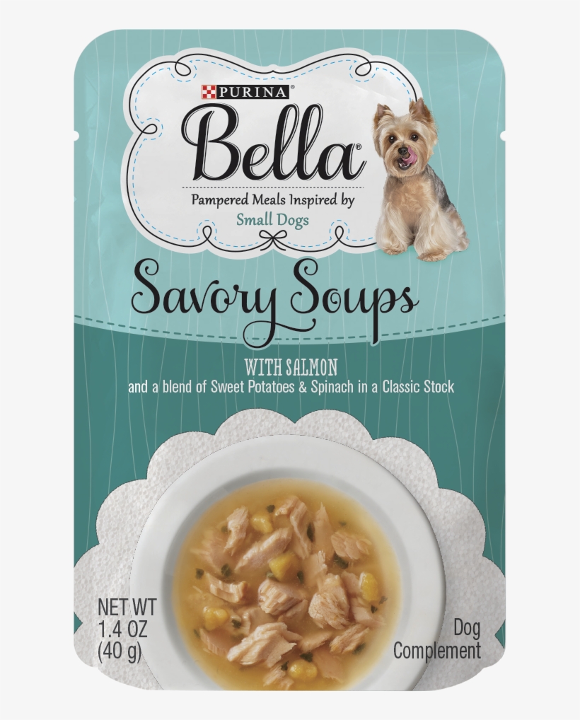 Savory Soups Salmon Sweet Potato Spinach - Purina Bella Porterhouse Steak Flavor In Savory Juices, transparent png