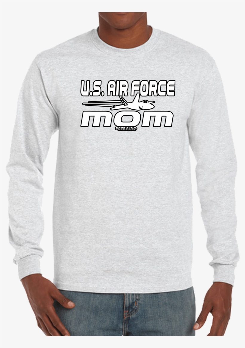 Air Force Mom Long Sleeve T-shirt - Long Sleeve Shirts, transparent png