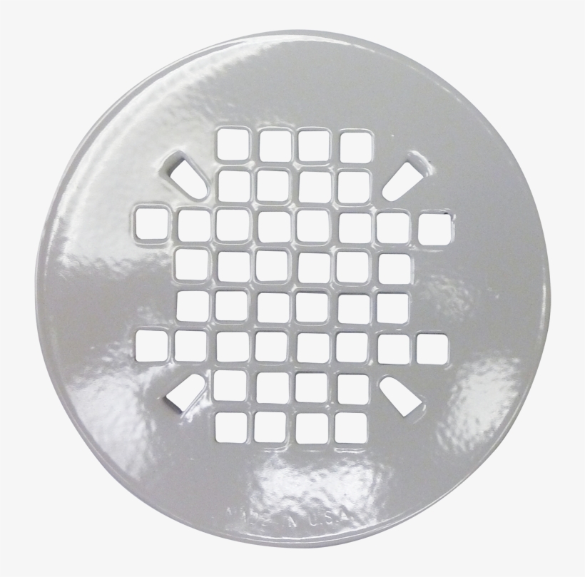 Chrome Shower Pan Drain Plate - Shower Drain Plate, transparent png