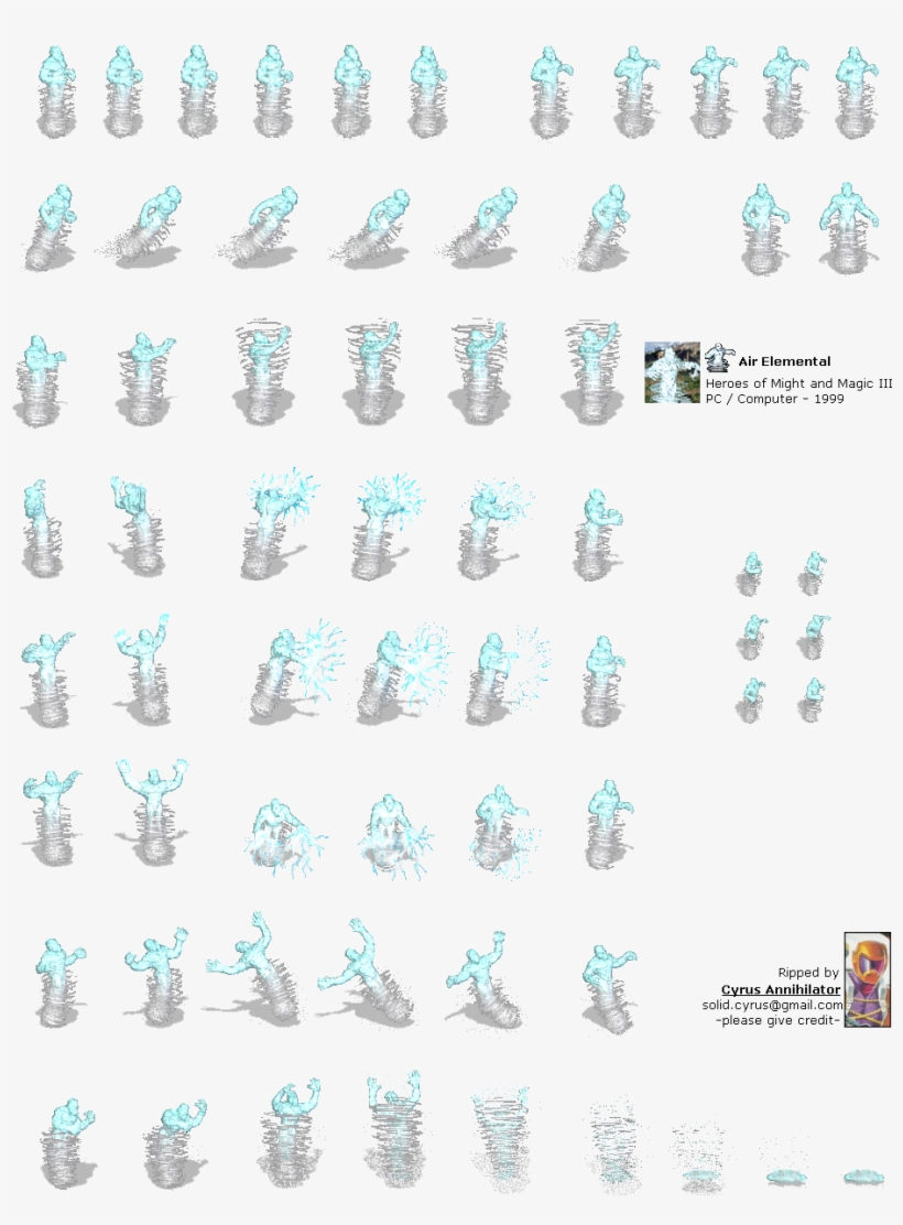 Click For Full Sized Image Air Elemental - Emblem, transparent png